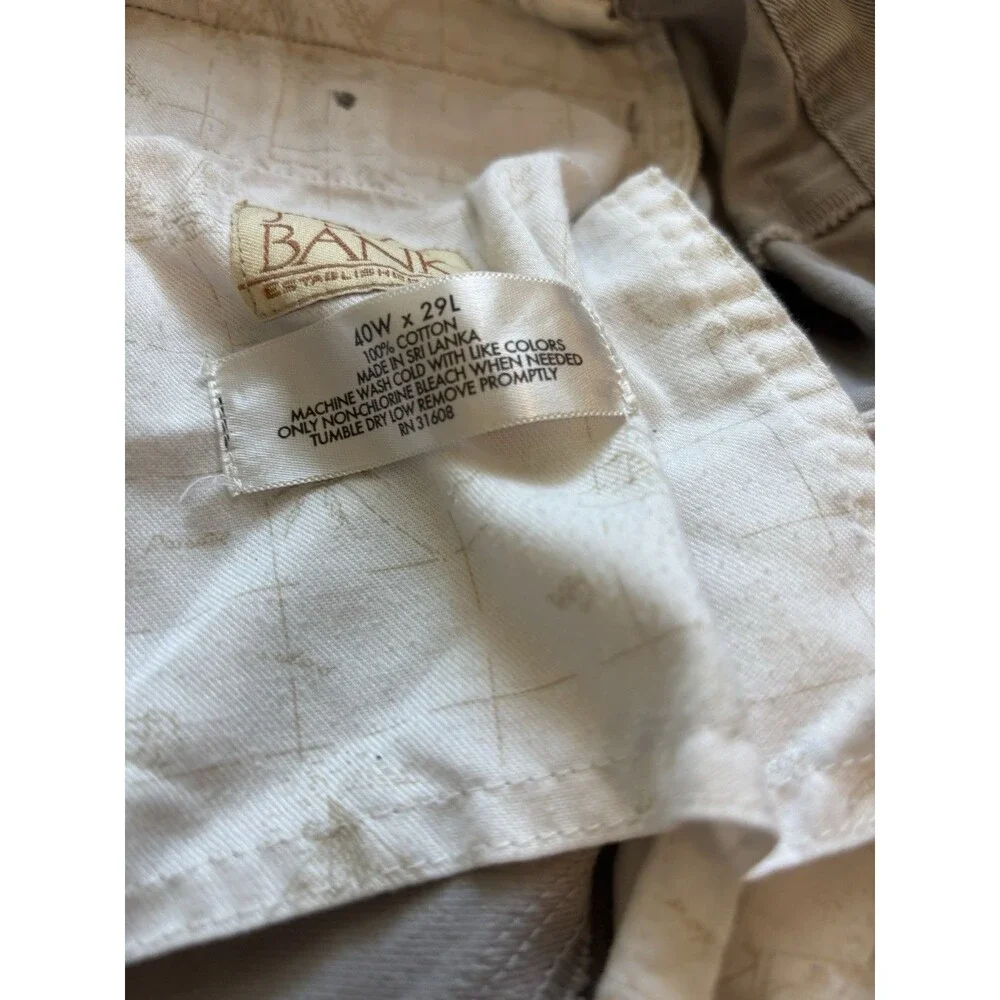 Jos A Banks Khaki Pants Mens Cotton‎ 40 X 29